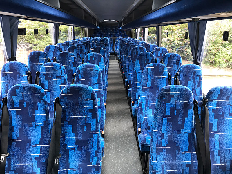 70 seat coach interior